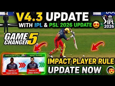Game Changer 5 V4.3 Update With IPL 2026 & Psl 2026 ! 