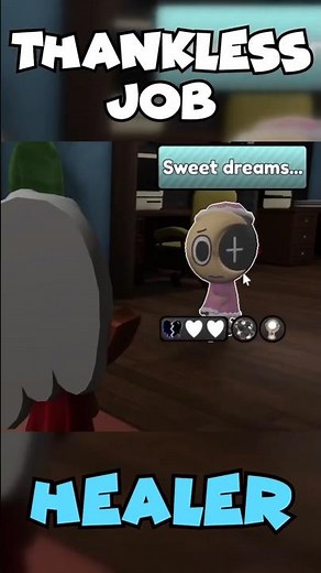 Being Healer ACTUALLY SUCKS in This Game! #dandysworld