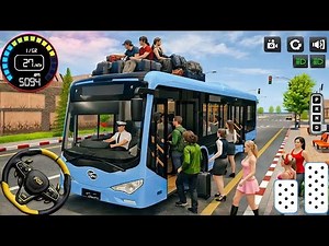Public Transport Bus Driving _ Play City Coach Bus Simulator Game _ Android Gameplay