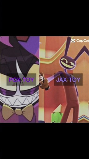 Pox toy and Jax toy🥀🥀|gente tbm sou brasileira :3|the amazing digital Circus|trend|