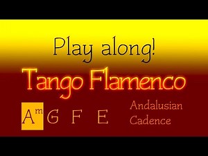 Tango Flamenco, Guitar Backing Track Jam, A minor, 85bpm, Andalusian Cadence. Enjoy!