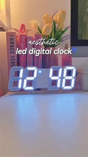 4.1K views · 13 reactions | Available in stock Digital Display Light Clock Material: Acrylic + ABS Battery: CR2032 (used to store time when the power is cut off (not included) Size: 24 *9*4cm Power supply: DC 5V 0.75W delivery time 3-5days | Kawaii Shop Bangladesh | Facebook