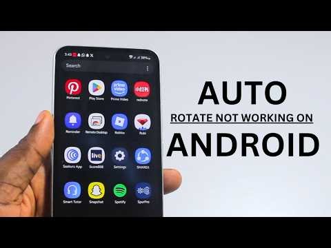 How to Fix Auto Rotate Not Working on Android