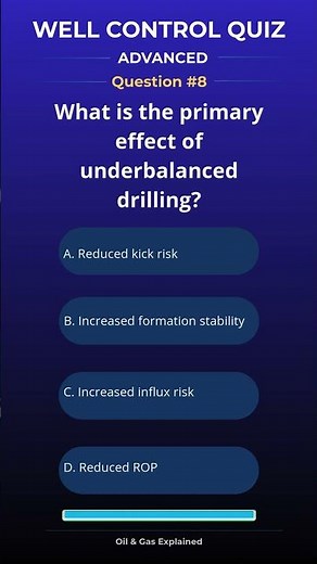 Well Control Quiz Q8 (Advanced) | Test Your Knowledge