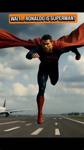 Ronaldo Becomes Superman vs Batman #Ronaldo #Superman #Batman #SuperheroFight #4k #Shorts #cr7 #dc