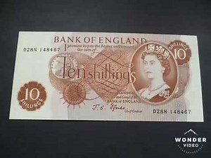 1967 FFORDE TEN SHILLING Banknote Worth?