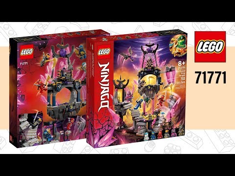 LEGO NINJAGO The Crystal King Temple (71771)[703 pcs] Speed Build ‪@TopBrickBuilderLite‬