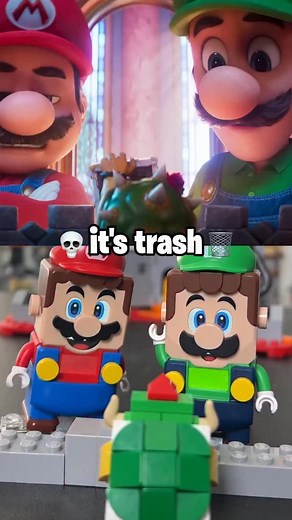 LEGO vs. trailer: super mario galaxy movie (it’s trash) #lego #legosupermario #supermario | cjBricklz