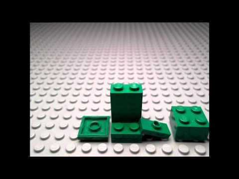 How to make a Lego Minecraft creeper