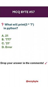 Most People Get Confused 😅 | Python String Multiplication #python #mcqs