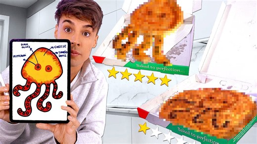 I ordered a custom pizza from 1 vs 5 star pizzeria