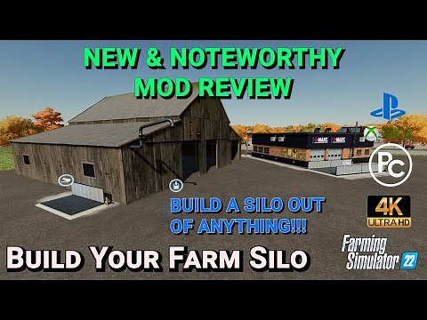 Build Your Farm Silo | Mod Review | Farming Simulator 22