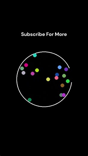 Bouncing Ball Animation #adhd #space #asmr #bouncingball #python #filter #bouncingballanimation