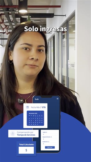 13K views · 82 reactions | ¿Gestionas pagos de CTS o esperas tu depósito? Con nuestra calculadora gratuita podrás conocer el monto estimado en solo unos clics. Completa los datos básicos, obtén una simulación inmediata y mantente al día con la normativa vigente.  Calcula tu CTS rápido, gratis y online. | Buk Perú | Facebook
