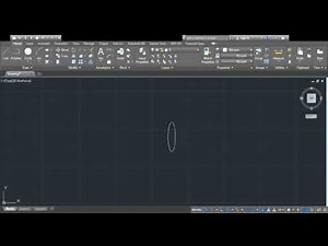 cara membuat oval di autocad