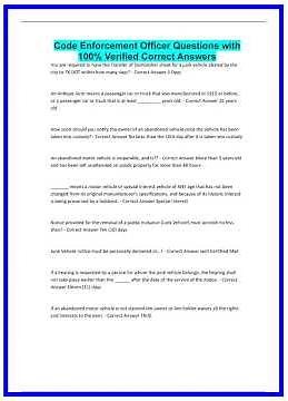 Code Enforcement Officer Questions with 100 Verified Correct Answers502 636x882