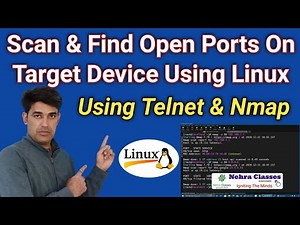 Scan & Find Open Ports On Target Device | How To Use NMAP Utility in Linux || Nehra Classes
