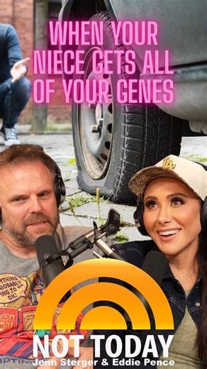 Jenn Sterger on Instagram: "My niece got good genes. 😂😂😂😂 more episodes of Not Today coming out soon! Have you checked out out Patreon??? There’s tons of bonus features.. and all the “tea” as the kids say. We navigate friendships, family stuff, mental health, career pivots all while delivering the laughs. If you need Chickwn Soup for the soul in podcast form? We got you!"