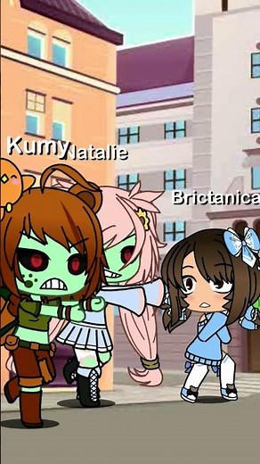 Zombie apocalypse in Gacha life (part 1)