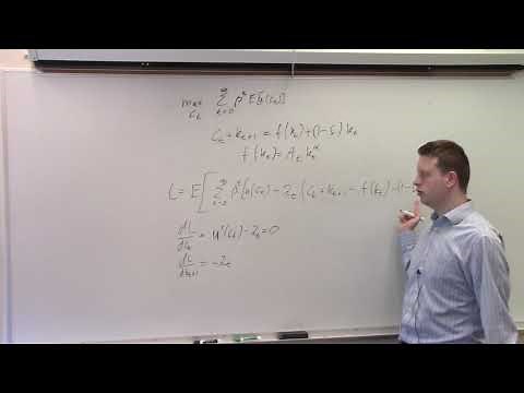 This video shows how to solve a simple DSGE model
