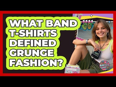 What Band T-shirts Defined Grunge Fashion? - I'm a 90s Baby