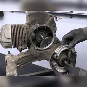 Full Engine Tear Town And Rebuild Timelapse! Bajaj Chetak LML Vespa Paiggio Reproduction #engine #enginerepair #enginerebuild #enginerestoration #mechanic | Engine Mechanics