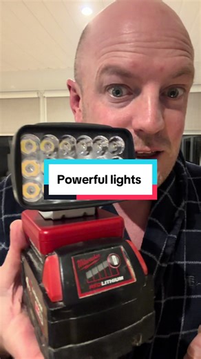 Small Powerful Light for Milwaukee, Dewalt, and Makita