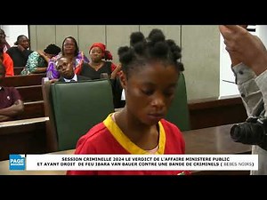 Affaire IBARA Van Bauer. Réquisition et verdict.