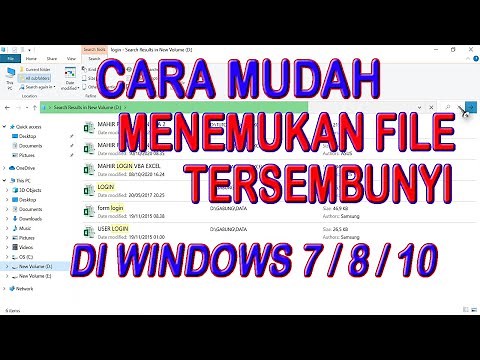 Cara Mudah Menemukan File Tersembunyi di Windows