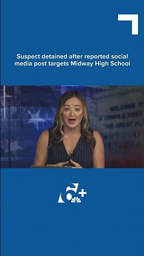 Suspect detained after reported social media post targets Midway High School