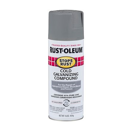 Spray Metal Protection Rust Oleum Galvanizado Gris 454g