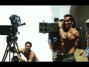 Commando 1985 - Behind the Scenes - Schwarzenegger and the Cardboard Log - Stuntmen and Stun
