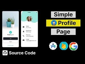How to create a profile page in Android Studio || Firebase || Notify Apps || Siam Shekh
