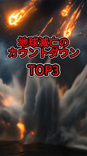 宇宙のテルコ on Instagram: "地球滅亡のカウントダウン TOP3 #宇宙 #雑学 #ai #reels #地球"