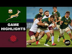 South Africa vs Georgia HIGHLIGHTS | Springboks vs Georgia | Rugby Highlights 2021