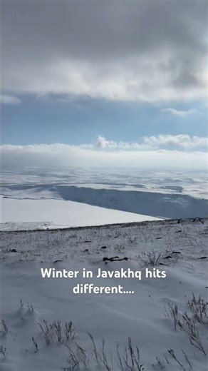 Ձմեռը Ջավախքում ❄️ ზამთარი ჯავახეთში 🏔️ Winter in Javakhq #Javakhq #Javakheti #Georgia #Nature
