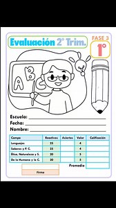 Examen segundo Trimestre de 1 a 6 grado Apegado al plan y programas NEM En venta en PDF $$$ inf. Vía inbox | Material Didáctico Primaria, Preescolar.