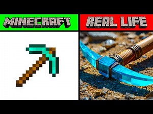 ALL MINECRAFT MOBS VS REAL LIFE (Ultra Realistic Items and Mobs Comparison in Real Life)