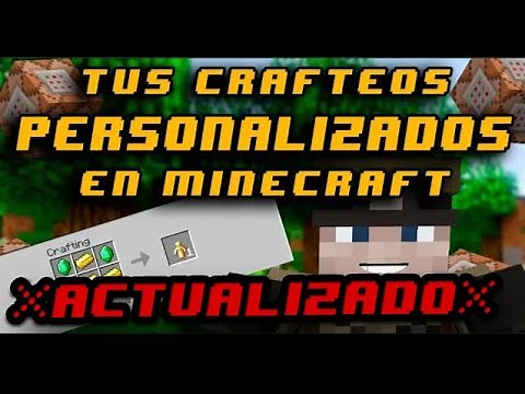 TUS PROPIOS CRAFTEOS *Actualizado* | Minecraft Java 1.16.+ | Truco de Comandos