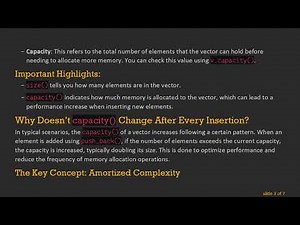 Understanding the Difference Between size() and capacity() in C+ + Vectors