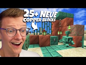 THE NEW MINECRAFT UPDATE KEEPS GETTING BETTER! 25+ NEW COPPER BLOCKS 🤯