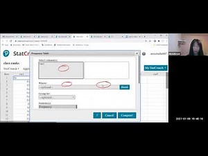 StatCrunch: Frequency & Relative Frequency