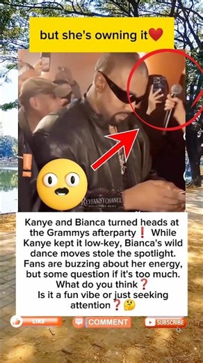 KANYE WIFE Bianca Censori Dancing At His Grammy Afterparty #grammys #viral