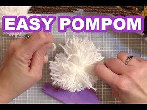 How to Make a PomPom using Pom pom loom #knitting