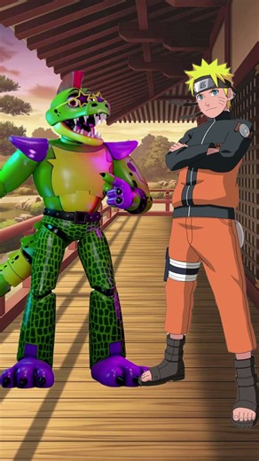 😱 ANIME + FNAF Characters?! This Crossover Is INSANE! 🔥 #shorts