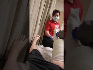 getting full leg casts to allow tightening of joints. (right leg first)