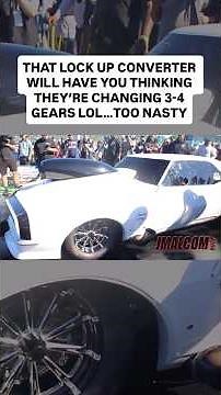 Watch this lock up converter and a huge load of nitrous go to work