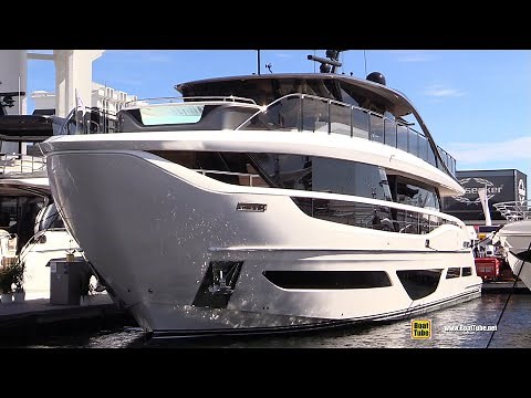 2022 Princess X95 Luxury Yacht Review - Walkaround Tour - 2021 Fort Lauderdale Boat Show