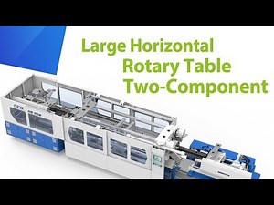 對射 Horizontal Rotary Table Two-Component Injection Molding Machine | 富強鑫FCS HB-R series