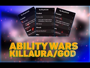 Ability Wars | Killaura | GodMode| OP